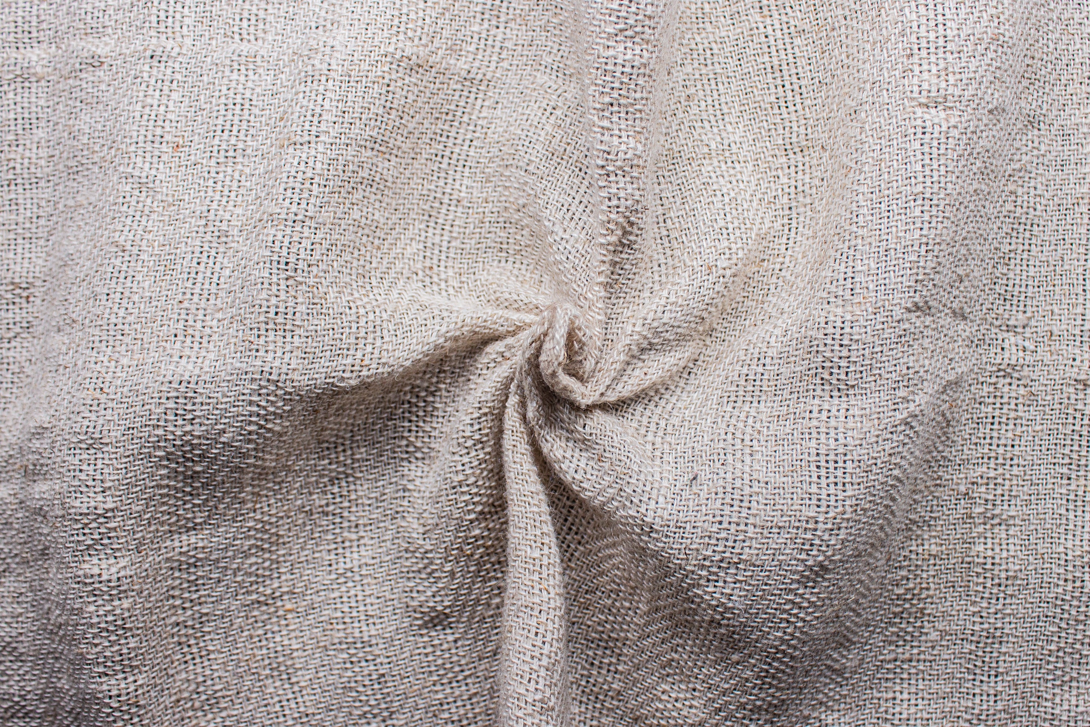Natural with Sheer Effect Dobby Stripe Cotton Linen Fabric