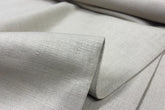 Ivory Silky Slub Plain Cotton Linen Fabric