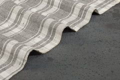Melange Grey Twill Check Cotton Fabric