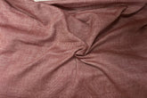 Maroon & White Fil-A-Fil Reversible Double Cloth Fabric