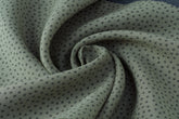 Olive & Green Dot Print Viscose Rayon Fabric