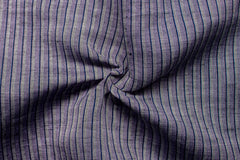 Purple & Blue Stripe Cotton Linen Fabric