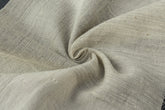 Natural Melange Self Check Cotton Fabric