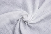 Off White Plain Double Cloth Muslin Fabric