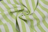 Fluroscent Green Recycled Twill Stripe