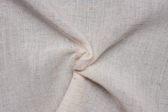 Natural (Dyeable) Plain Cotton Viscose Jute Flex Fabric