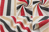 Multicolor Cotton Linen Fabric