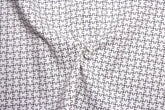Black & White Geometric Cambric Print Cotton Fabric