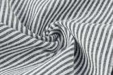 Black & White Recycled Cotton Stripe
