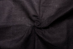 Navy Plain Cotton Linen Fabric