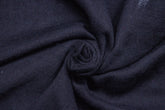 Black Double Cloth Muslin Plain