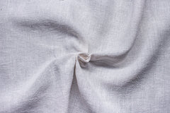 Ivory 2 Plain Cotton Viscose Linen Fabric