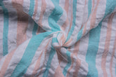 Cotton Multicolour Seersucker Stripe