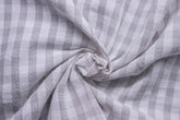 Cotton Steel Grey Seersucker Gingham