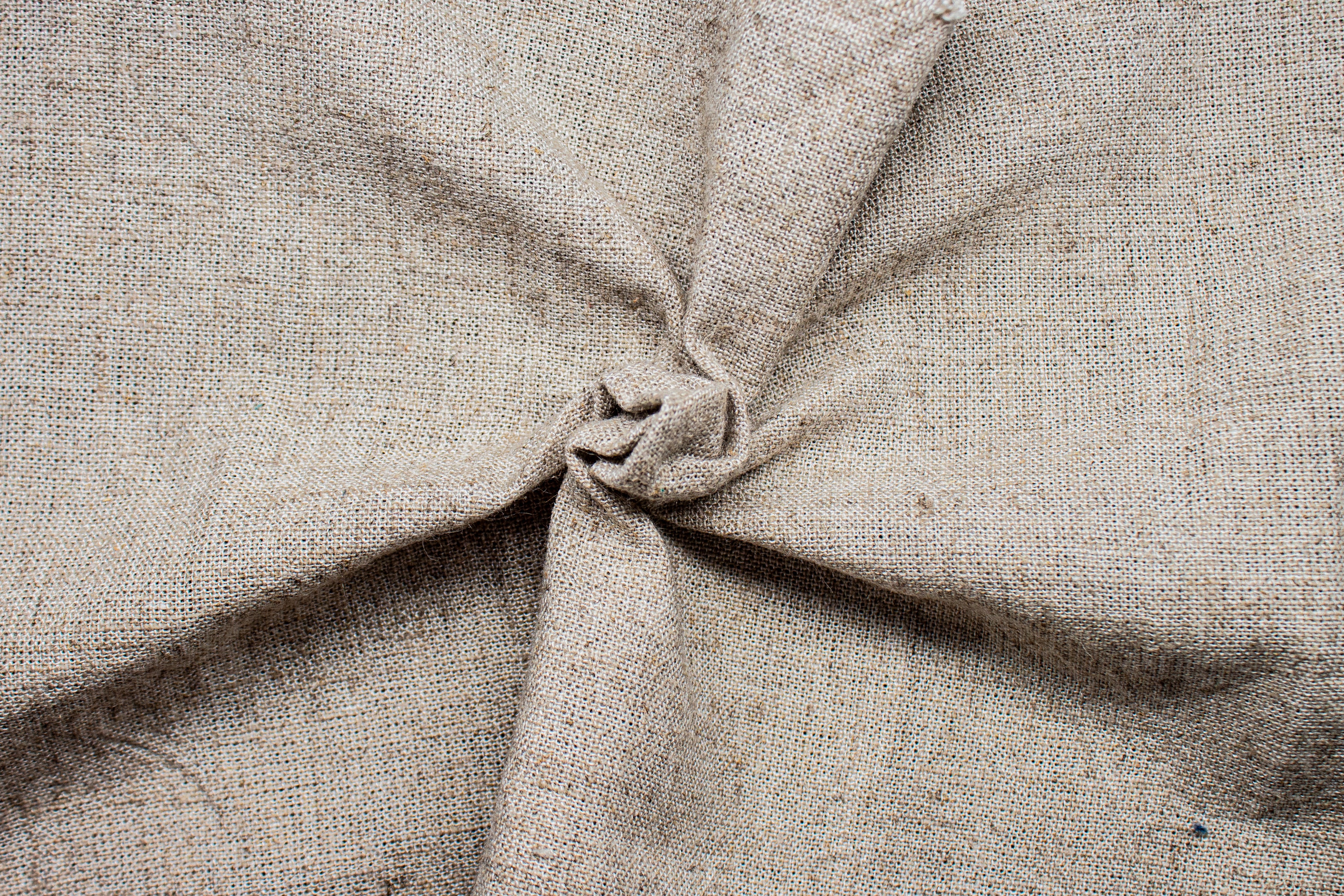 Flex 1 Plain Natural Cotton Jute Linen Fabric