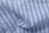 Lavender Recycled Seersucker Pinstripe Fabric