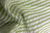 Light Green Recycled Seersucker Pinstripe Fabric