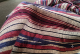 Magenta & Blue Handloom Ikat Cotton Fabric