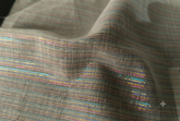 Multicolour Lurex Stripe Cotton Fabric