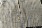 Multicolour Cotton Viscose Ribbed Dobby Stripe Fabric