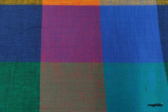 Multicolour Cotton Madras Checks Fabric 2