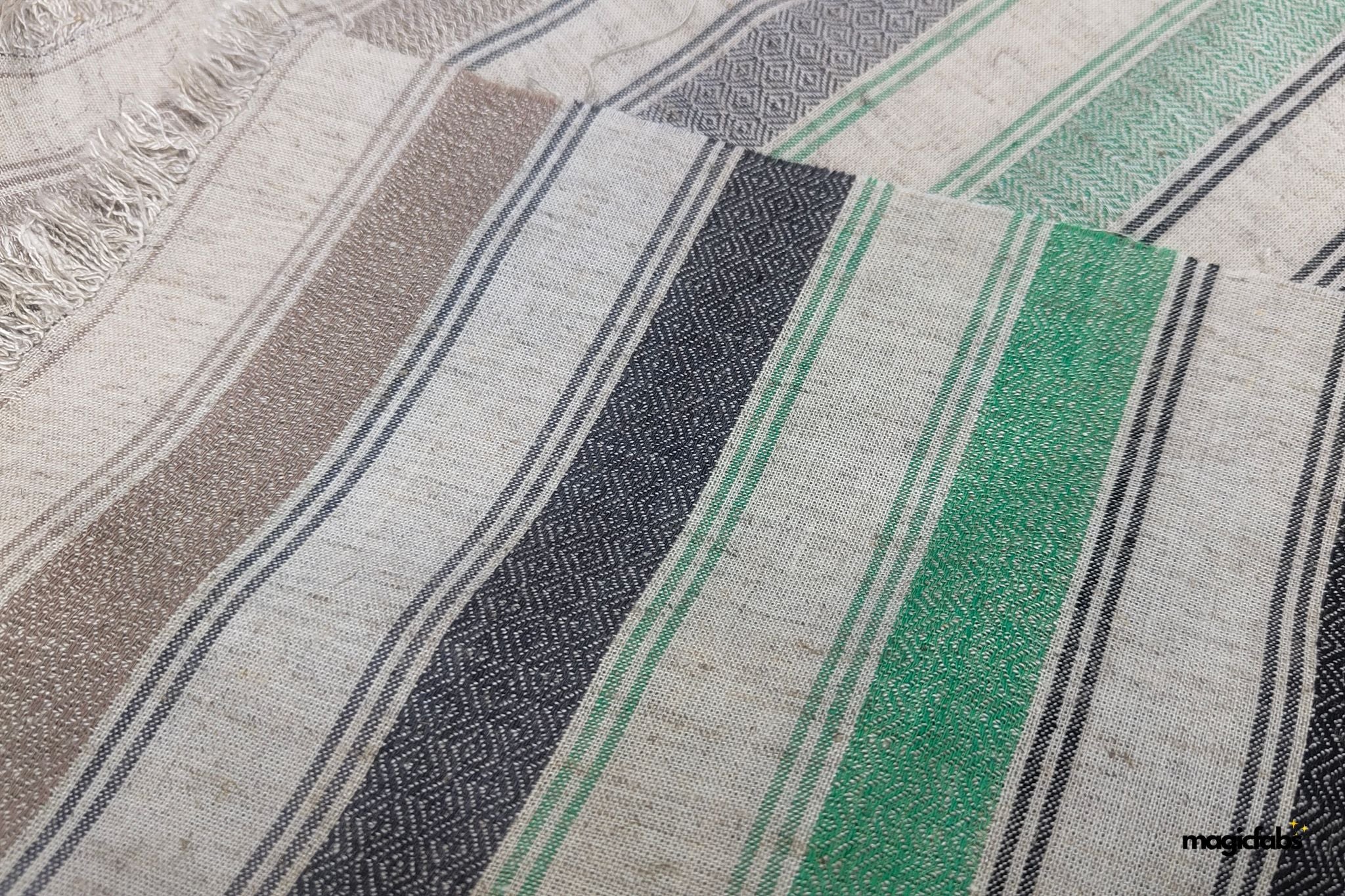 Soft Cotton Linen Dobby Fabric 3