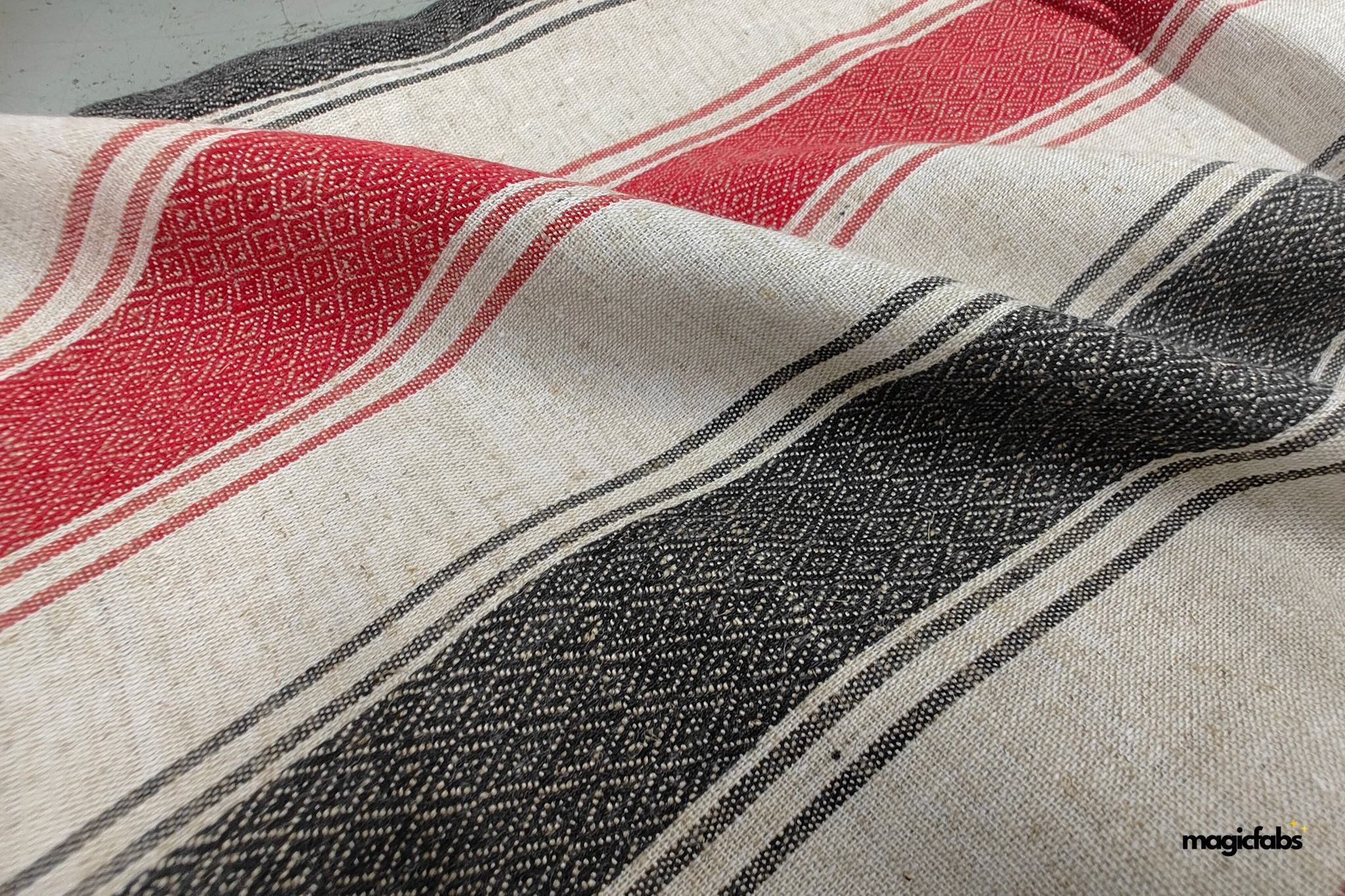 Soft Cotton Linen Dobby Fabric 9