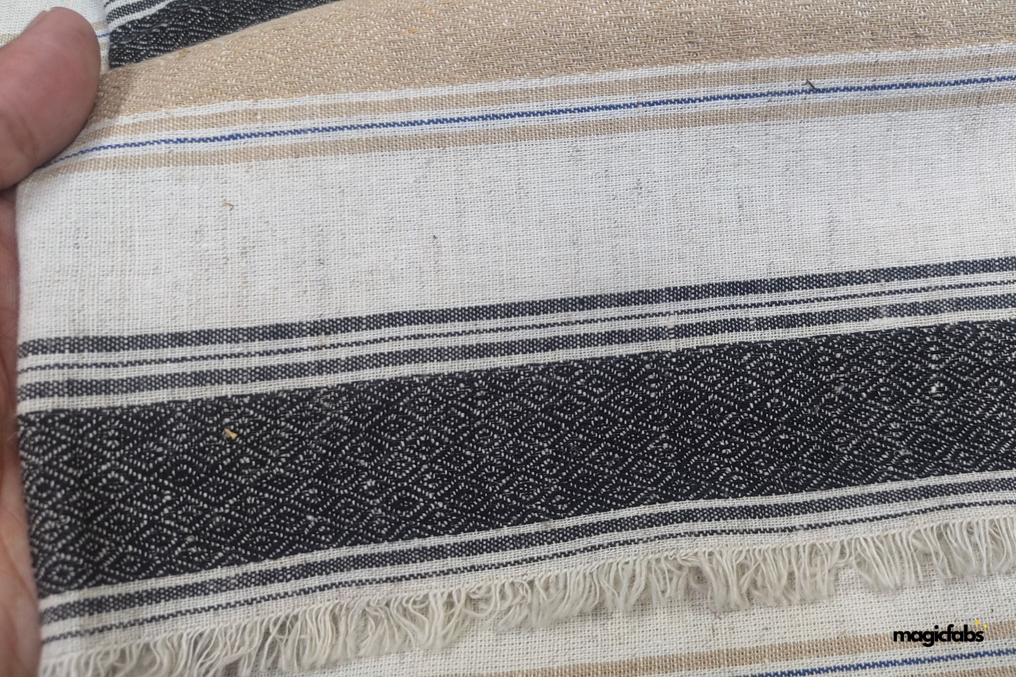 Soft Cotton Linen Dobby Fabric 10