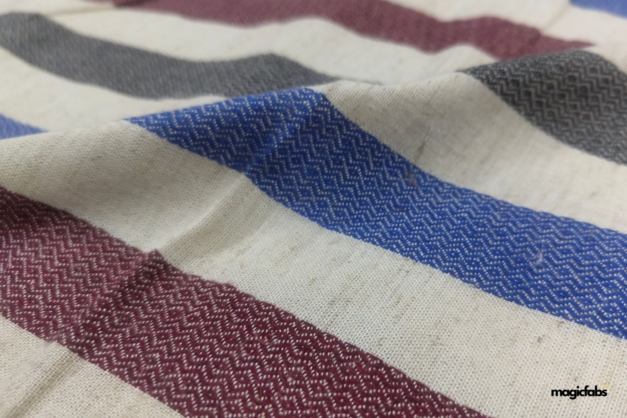 Soft Cotton Linen Dobby Fabric 12