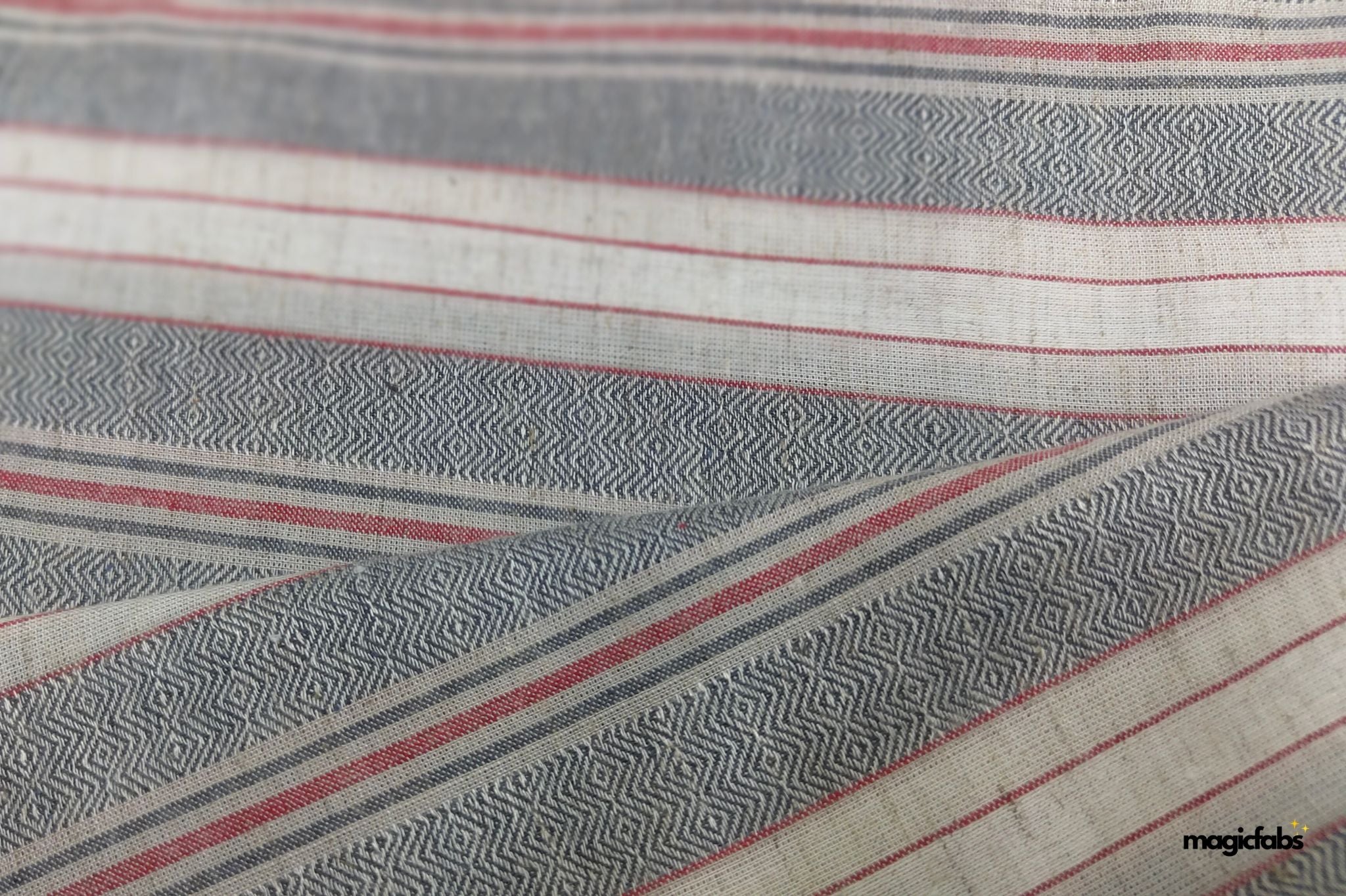 Soft Cotton Linen Dobby Fabric 17