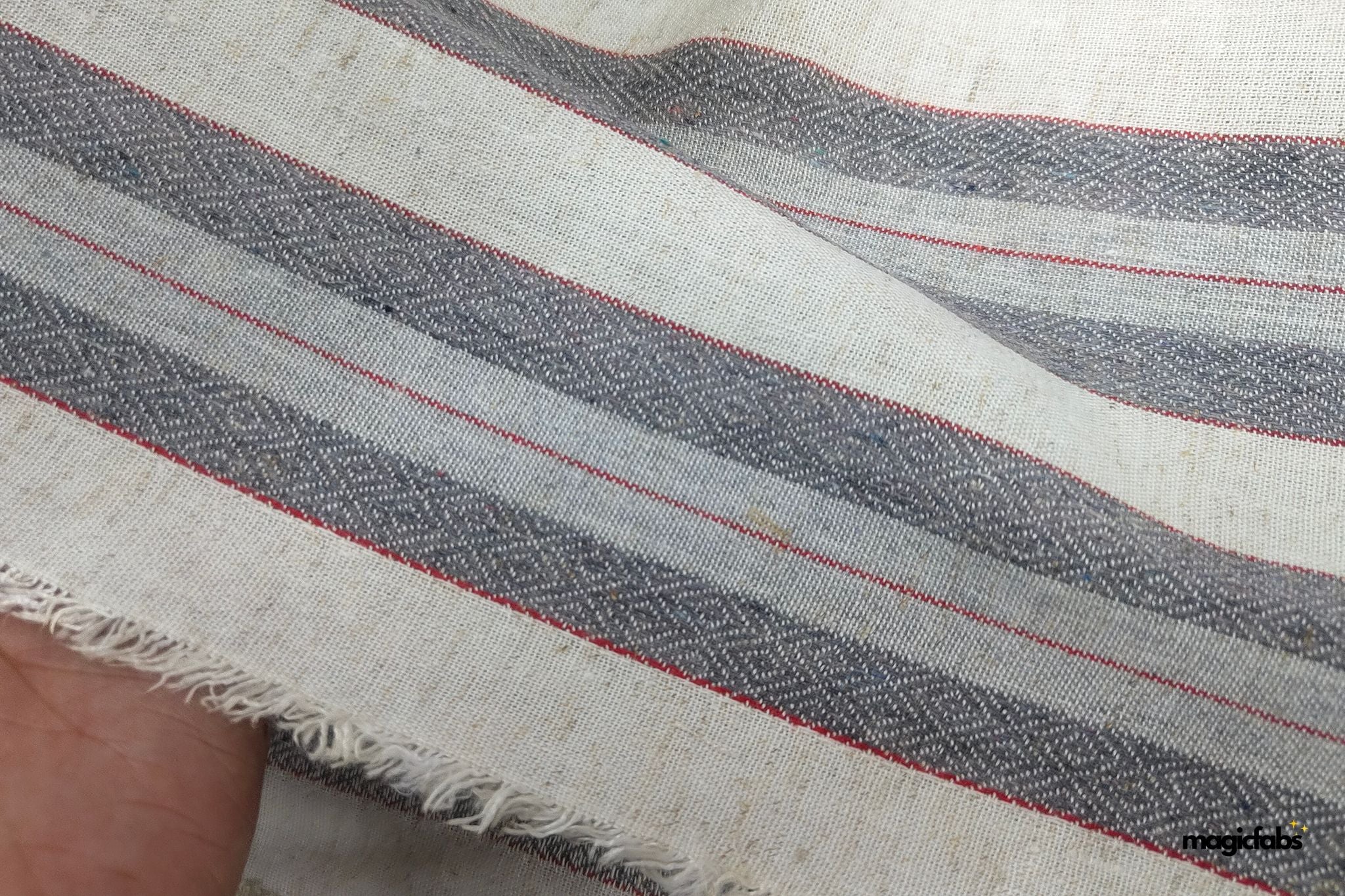 Soft Cotton Linen Dobby Fabric 18
