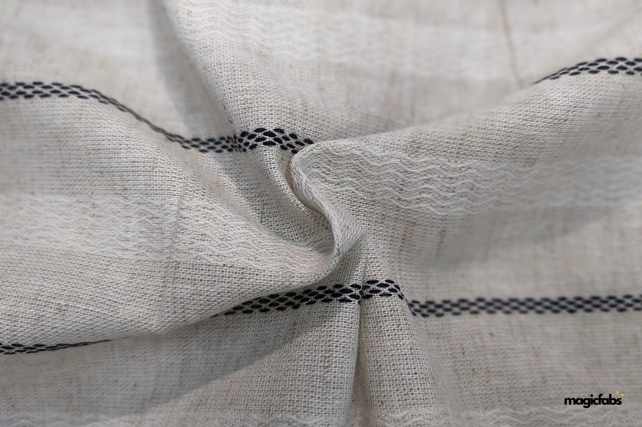 Soft Cotton Linen Dobby Fabric 19