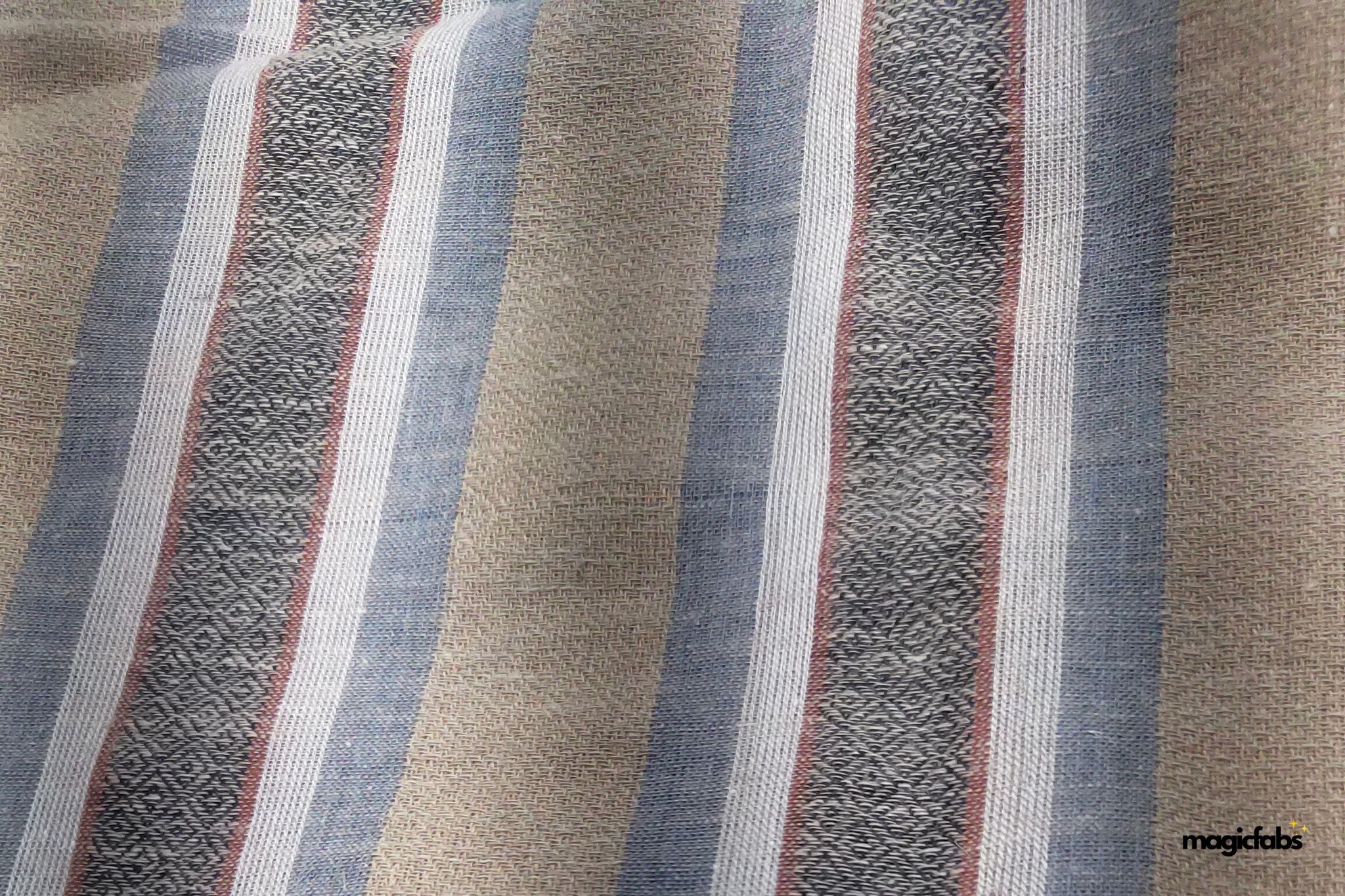 Soft Cotton Linen Dobby Fabric 21