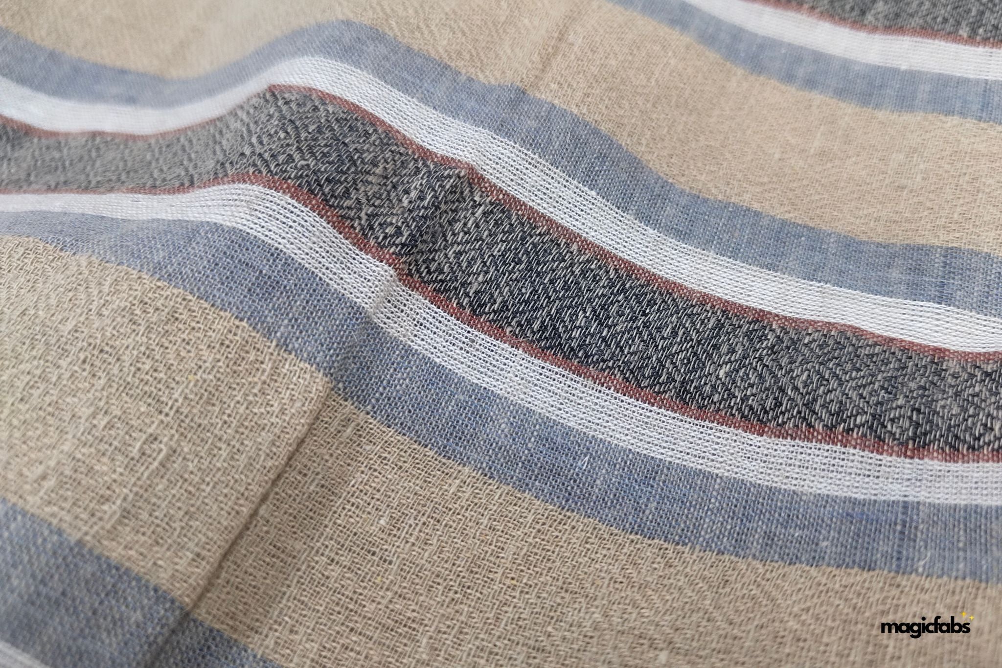 Soft Cotton Linen Dobby Fabric 21