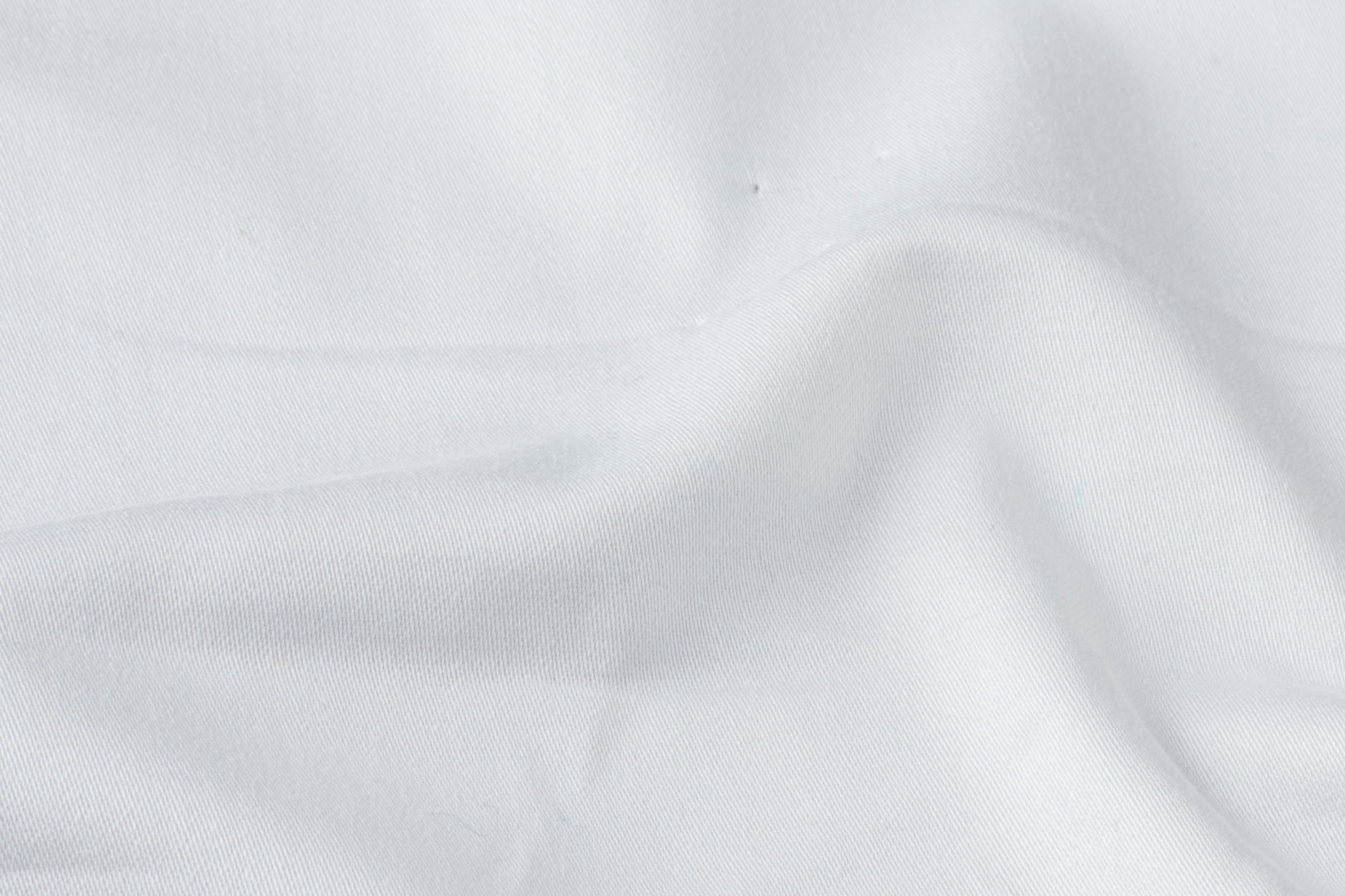 Super Fine Cotton Satin Chinos Pure White