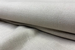 Ivory Silky Slub Plain Cotton Linen Fabric