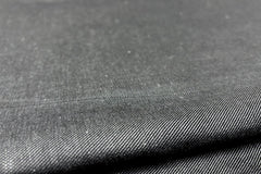 Grey Suiting Plain Cotton Linen Fabric