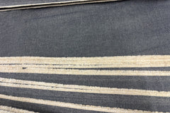 Grey Denim Plain Suiting Fabric