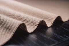 Beige Denim Plain Suiting Fabric