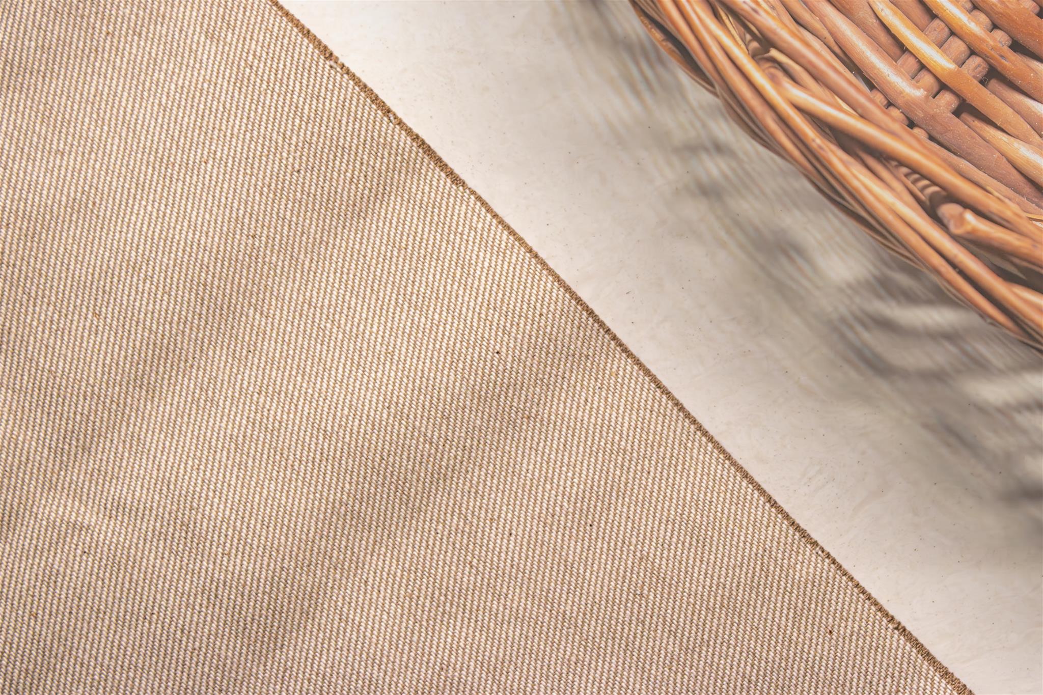 Beige Denim Suiting