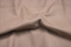 Beige Denim Plain Suiting Fabric