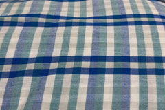 Royal Blue Millmade Check Cotton Fabric