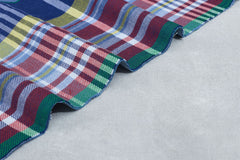 Multicolour Madras Check Reversible With Blue Base