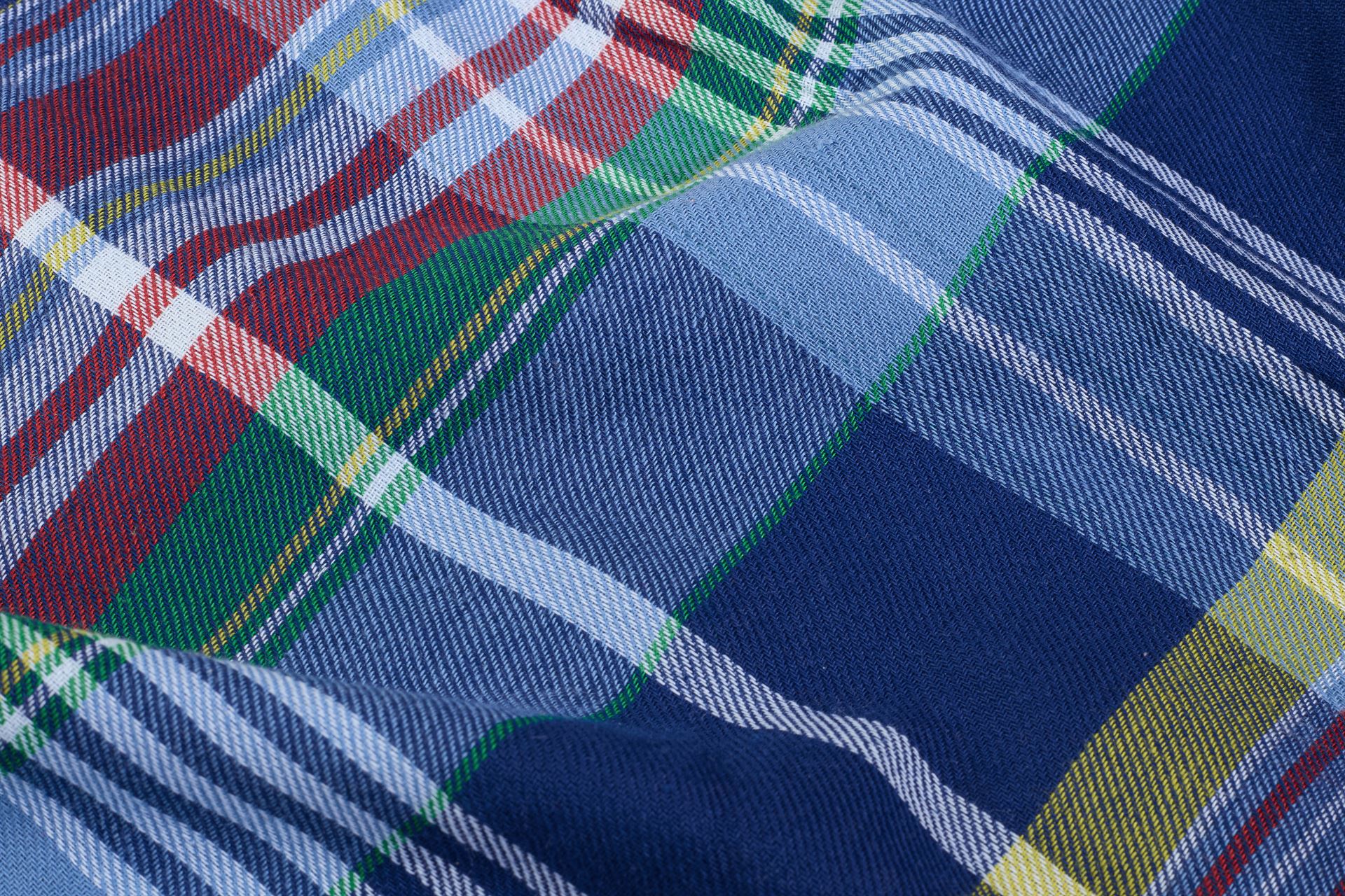 Multicolour Madras Check Reversible With Blue Base