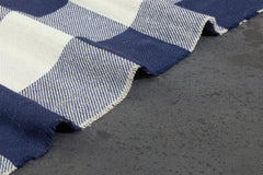 Royal Blue White Double Cloth Tom Tom