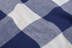 Royal Blue White Double Cloth Tom Tom