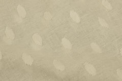 Natural Grey Small Coin Dobby Jacquard Cotton Fabric