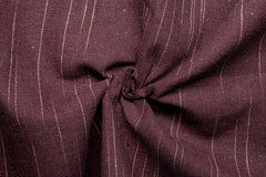 Choco Brown Slub Plain Cotton Linen Fabric
