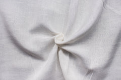 White Plain Viscose Linen Fabric
