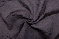 Dark Grey Plain Viscose Linen Fabric
